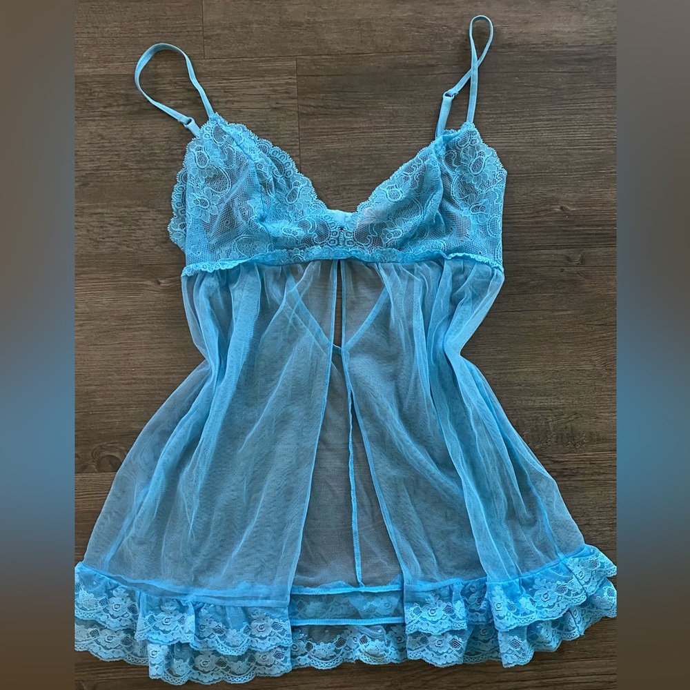 Victorias secret blue babydoll